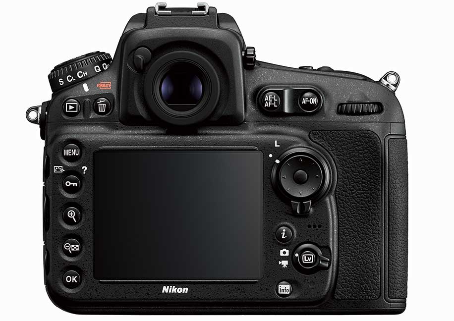 Nikon D810 back
