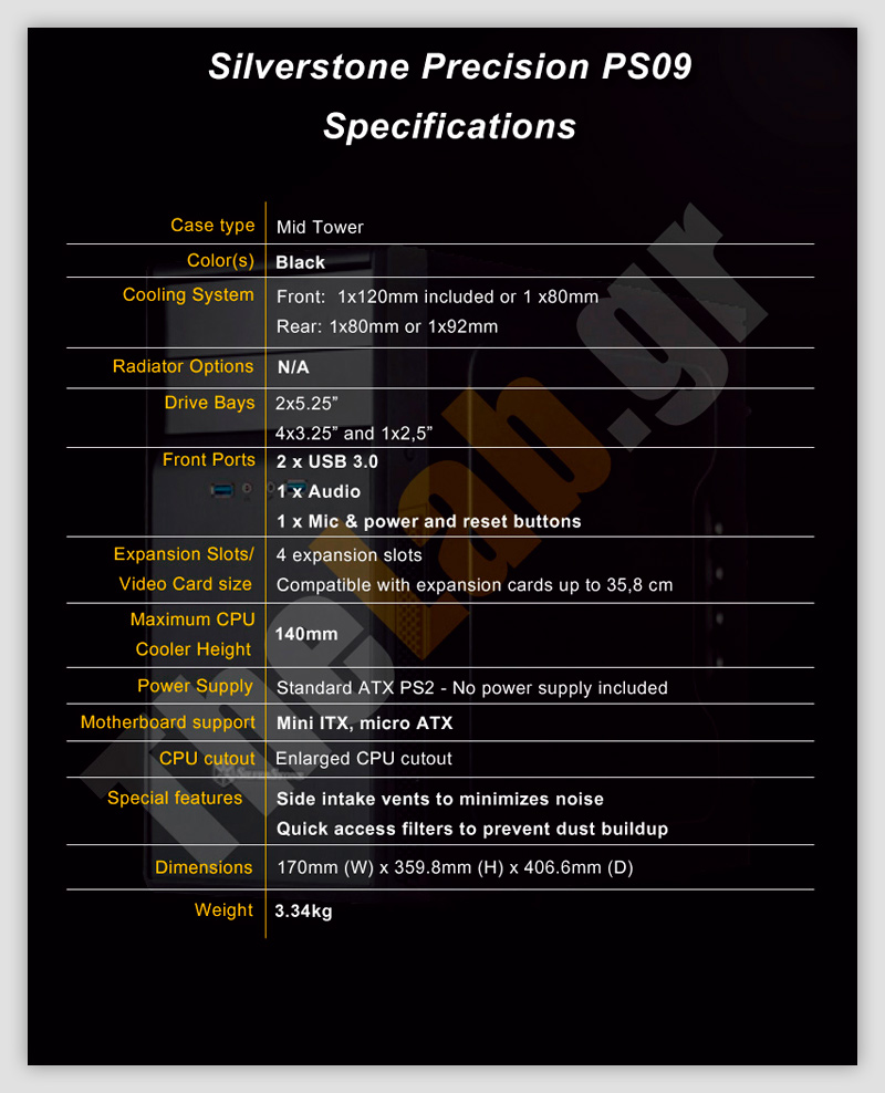 Silverstone Precision PS09 review