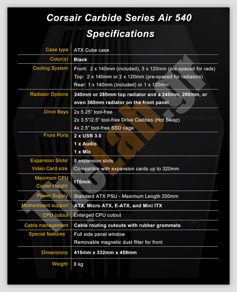 Corsair Carbide Air 540 case review