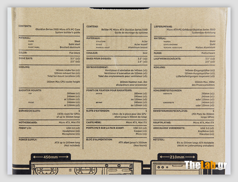 Corsair Obsidian 350D case review