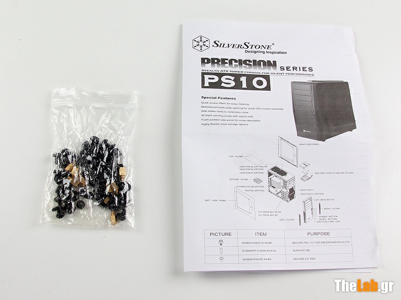 Silverstone Precision PS10 & FQ121 Case and fan Review