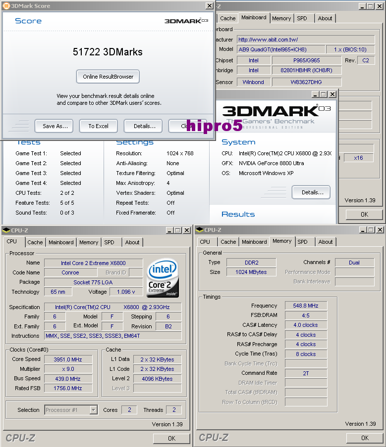 2k3_3951MHz_51722_439MHz_fsb_549MHz_Rams_XFX_8800Ultra_720_1242_1.png