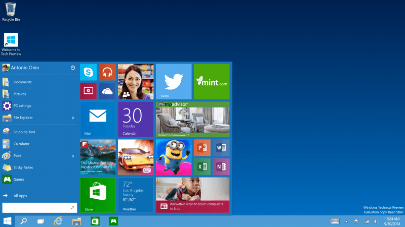 More information about "Windows 10 Tech Preview: Η Microsoft δημοσιεύει στατιστικά χρήσης της"