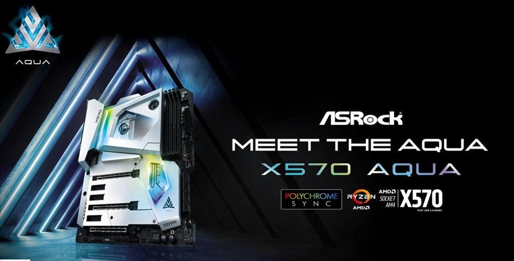 More information about "Η ASRock κυκλοφορεί επισήμως την συλλεκτική μητρική για AM4, X570 AQUA. Μόνο 999 κομμάτια παρήχθησαν."