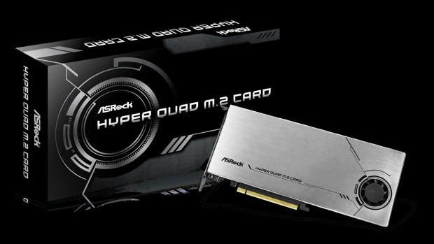 More information about "Η ASRock αποκαλύπτει την κάρτα επέκτασης Hyper Quad M.2 PCIe 4.0"