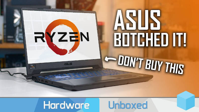 More information about "Δημοσιογραφία που σπανίζει: Το Hardware Unboxed "καταχεριάζει" την Asus για τις επιλογές της που υπονομεύουν εσκεμμένα το Asus TUF Gaming A15 και προτείνει στους καταναλωτές να το αποφύγουν"