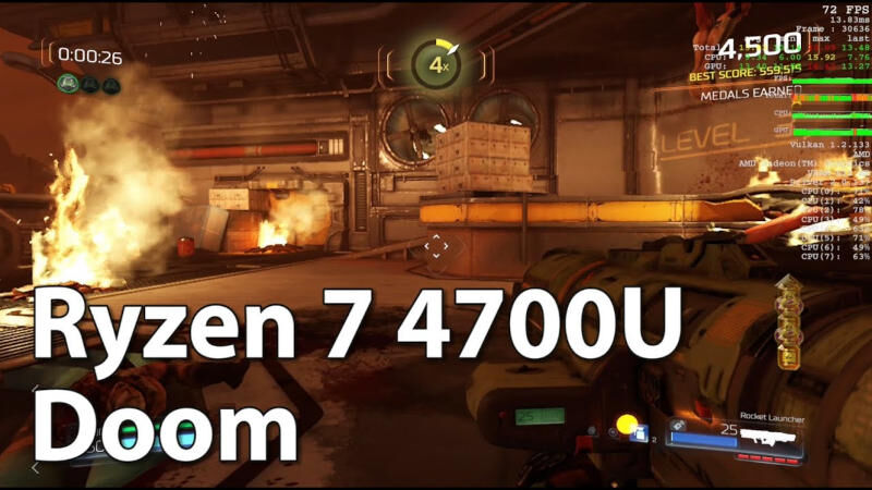 More information about "O Ryzen 7 4700G "Renoir" μπορεί να τρέξει επιτυχώς το Doom Eternal σε ανάλυση 1080p με την ενσωματωμένη GPU"