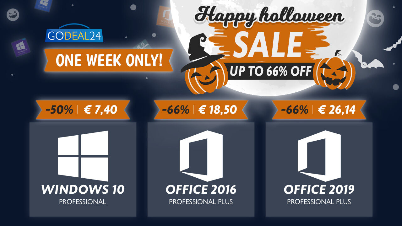 More information about "Godeal24.com: Προ-πώληση αποκριών μίας εβδομάδας: – Windows 10 pro μόνο 6,06 € ανά υπολογιστή, Office 2016 Pro 20,68 €!"
