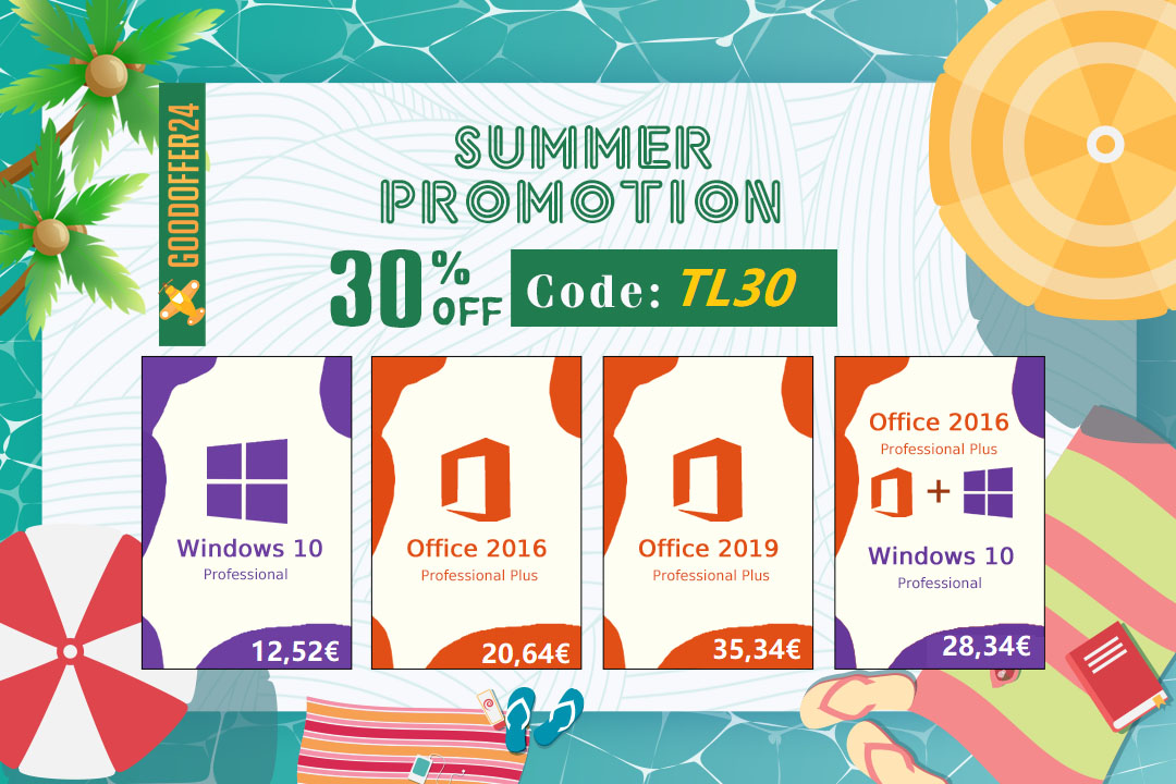 More information about "Καλοκαιρινές προσφορές: Windows 10 Pro από 12€, Office από 20€ και πολλά άλλα στο GoodOffer24!"