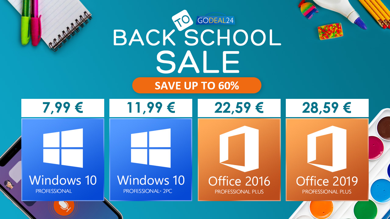 More information about "Επιστροφή στο σχολείο : Γνήσια κλειδιά ενεργοποίησης των Windows 10 Pro μόλις στα 6€ ανά PC"