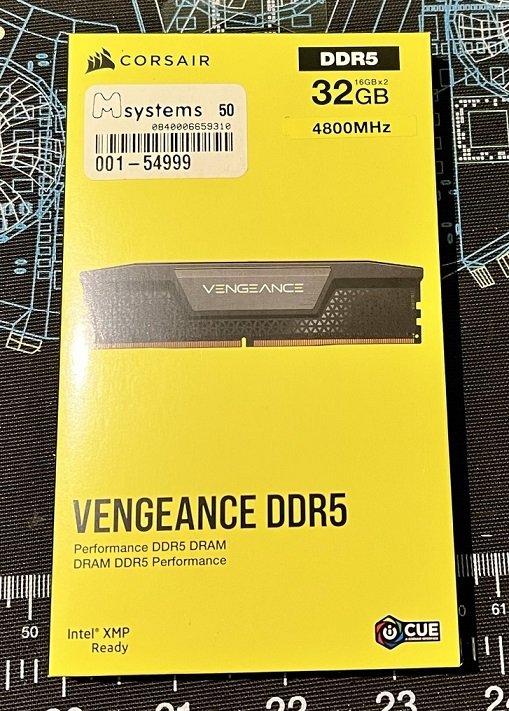 More information about "Corsair Vengeance DDR5-4800 32GB (2X16)"