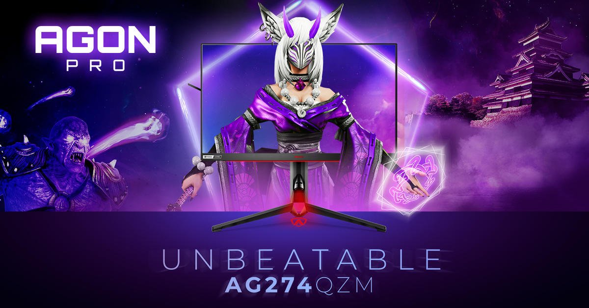 More information about "Η AGON by AOC παρουσιάζει την AGON PRO AG274QZM, μια gaming οθόνη υψηλής απόδοσης 240 Hz και HDR1000"