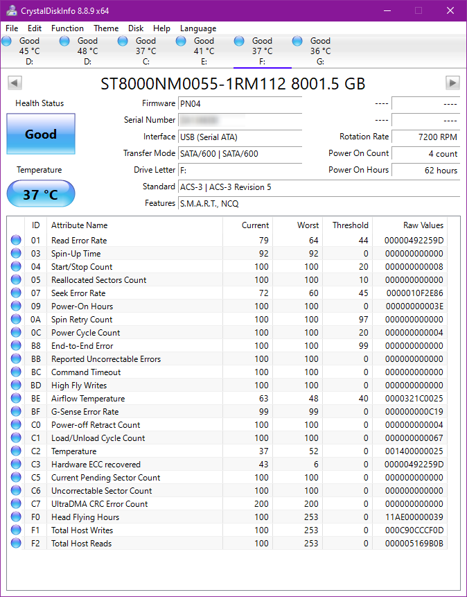 More information about "4 x seagate 8tb"