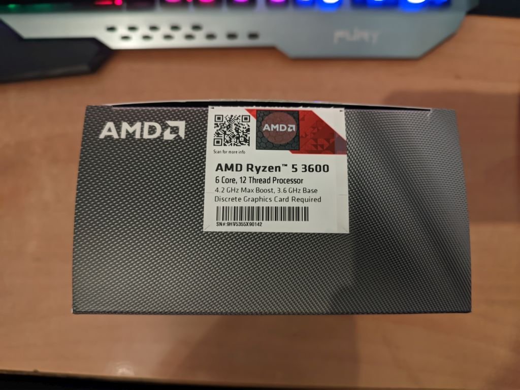 More information about "Πωλείται AMD R5 3600 με εγγύηση."