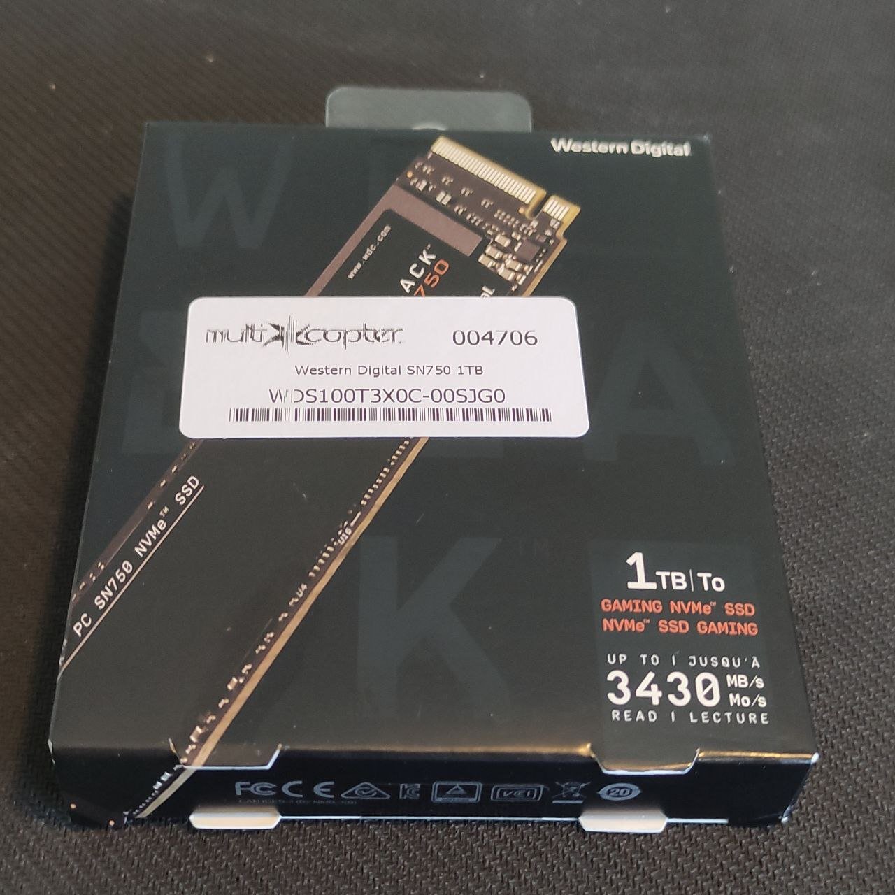 More information about "Western Digital SN750 SSD 1TB M.2 NVMe PCI Express 3.0"