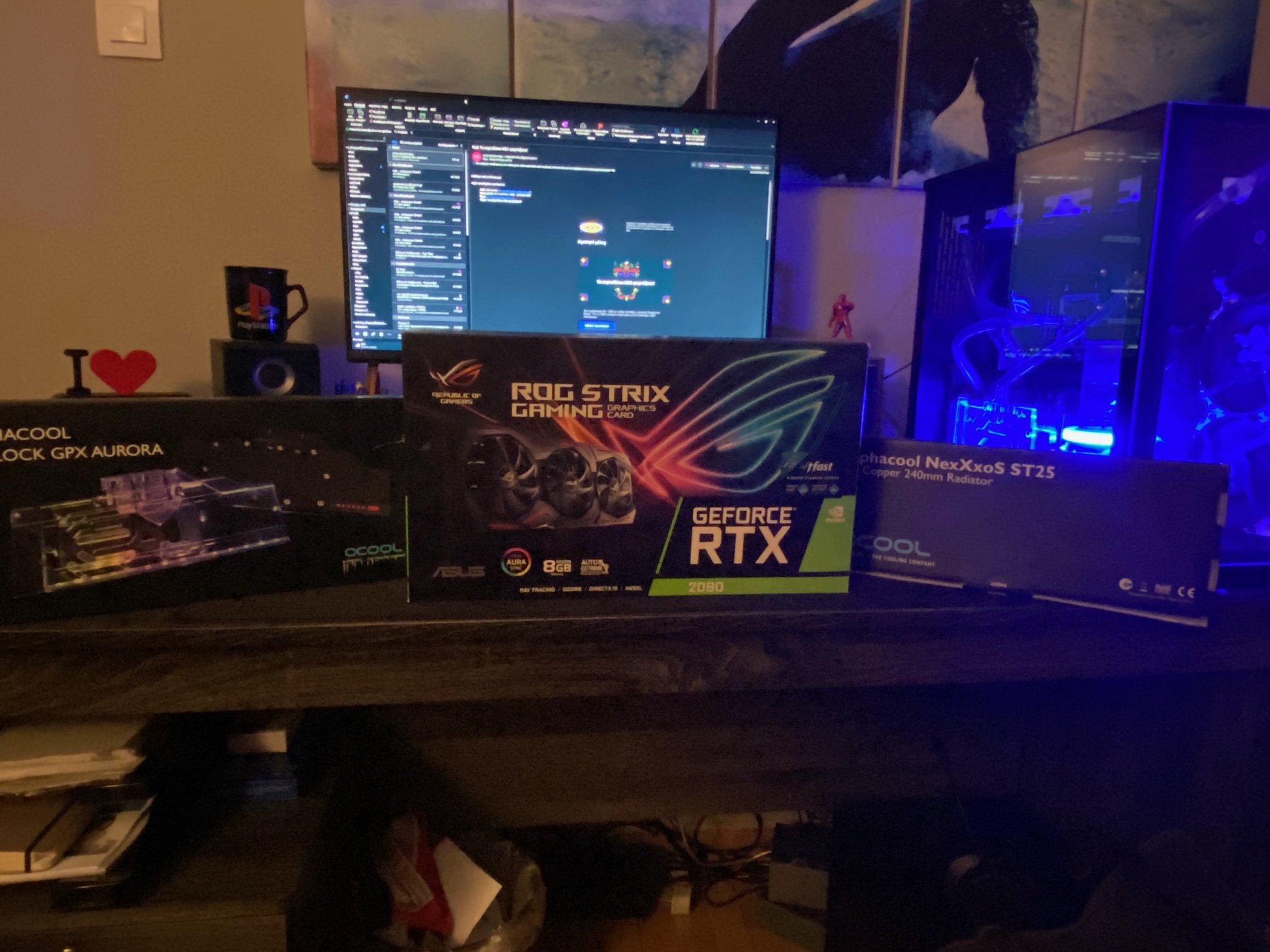 More information about "Asus Rog Strix RTX2080 Watercooled set"