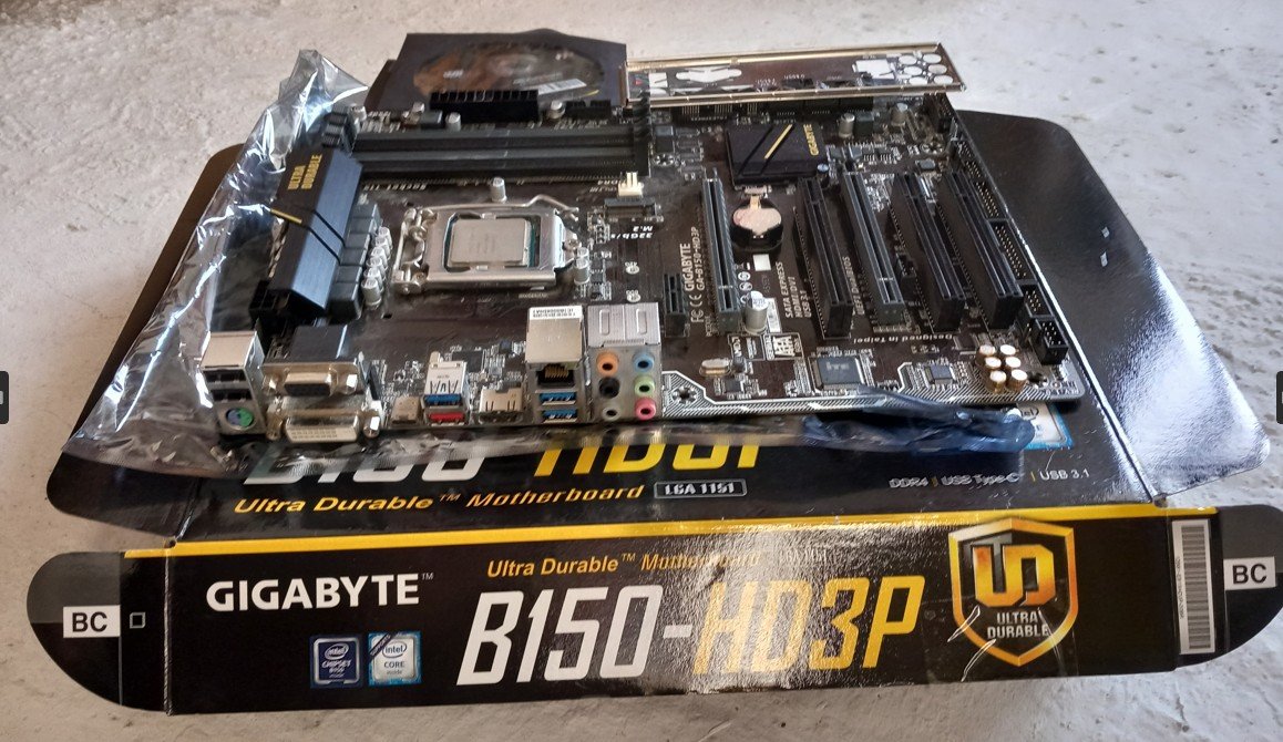 More information about "GIGABYTE-B150-HD3+CPU I5 6500"