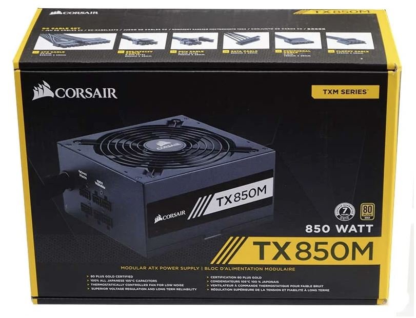 More information about "Corsair TX850M 80 Plus Gold - στο κουτί του"