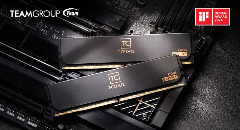 More information about "TEAMGROUP’s T-CREATE EXPERT DDR5 Memory Wins the 2024 German iF Design Award"