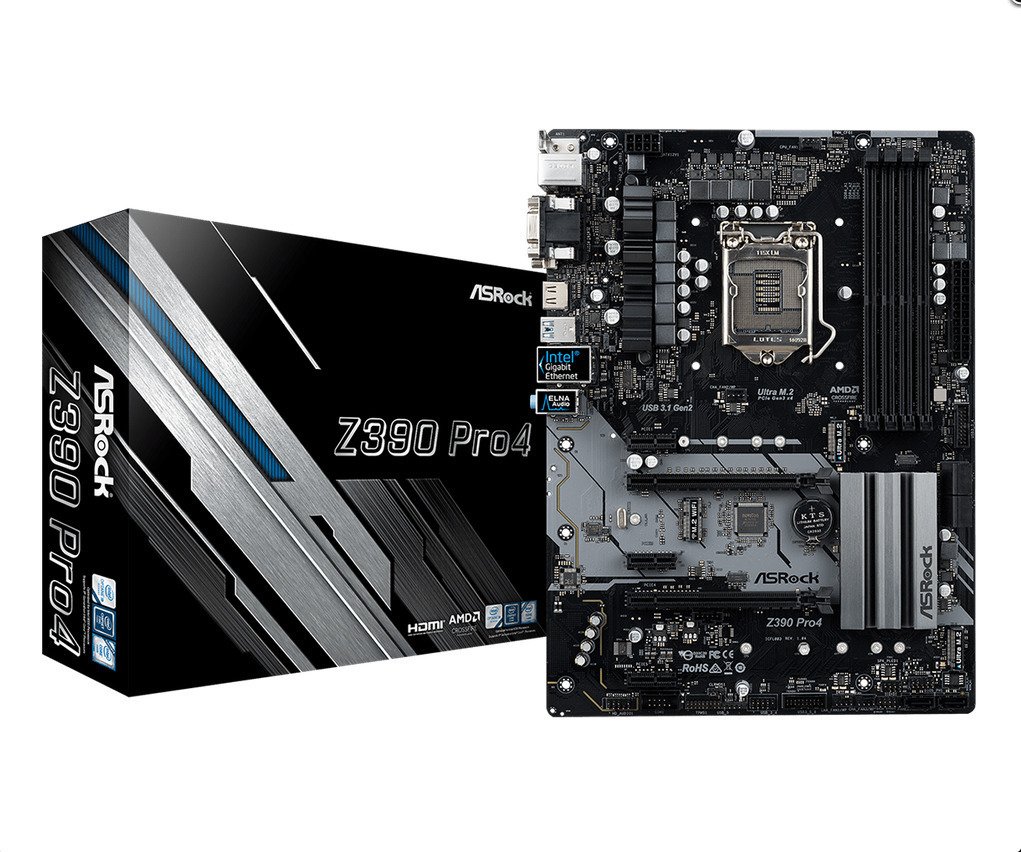 More information about "Πακέτο αναβάθμισης ASRock Z390 PRO4, Intel i9 9900, 32 gb DDR4"