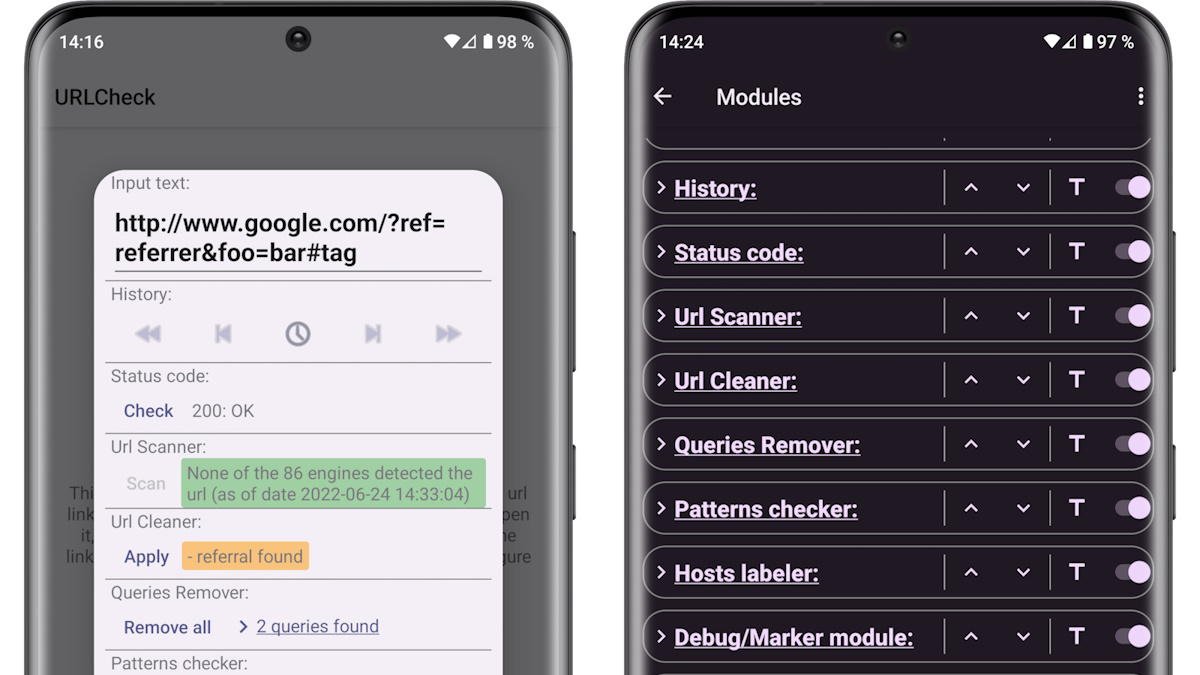 More information about "URLCheck: Έλεγχος και καθαρισμός συνδέσμων στο Android πριν ανοίξουν"