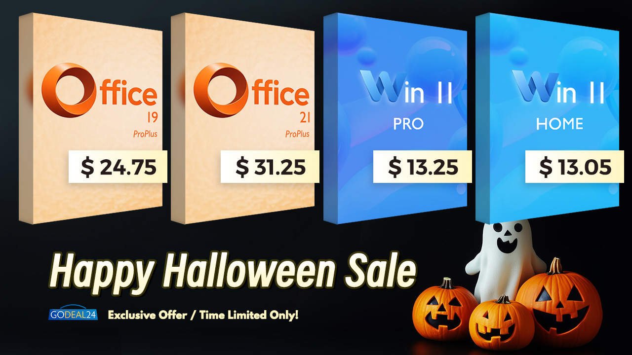 More information about "Boo! Έκπληξη Halloween Software Sale από τη Godeal24: Απόκτησε Office 2021 Pro με δια βίου χρήση μόνο με 31,25 €, Win 11 Pro με 13,25 €!"