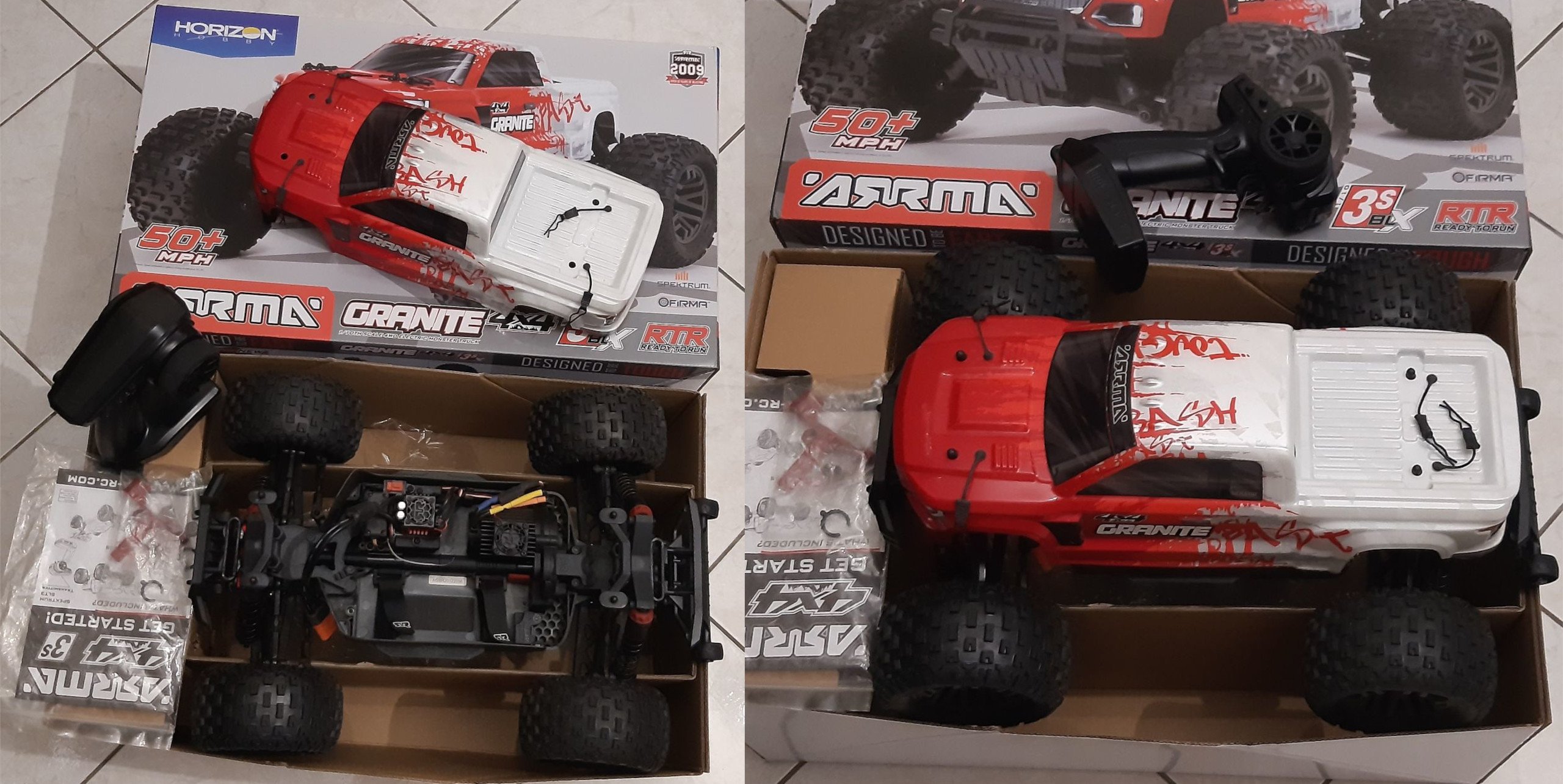 More information about "ArrmaGranite 4x4 Brushless V3 / Ηλεκτροκίνητο / LiPo 4s / Ψυγείο"