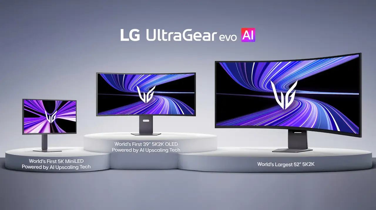 More information about "LG: Η νέα UltraGear evo επαναπροσδιορίζει το 5K Gaming με το AI Upscaling"