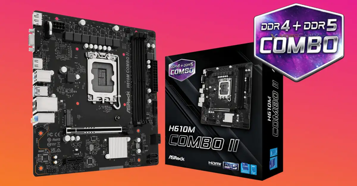 More information about "ASRock H610M COMBO II, νέα combo μητρική με DDR4 και DDR5"
