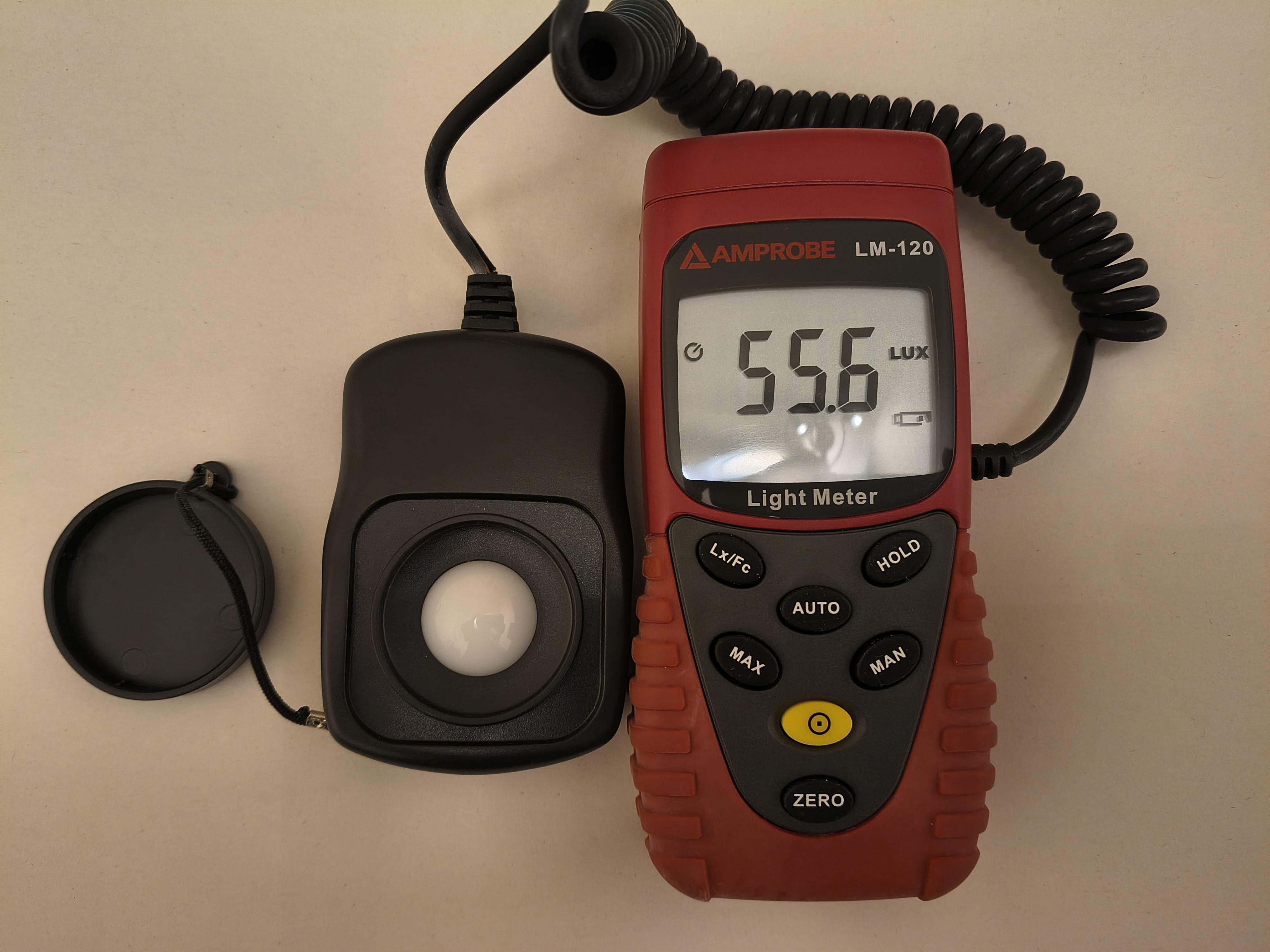 More information about "Amprobe LM-120 Lux Meter / Φωτόμετρο – Σαν καινούριο, πλήρες σετ, με απόδειξη"