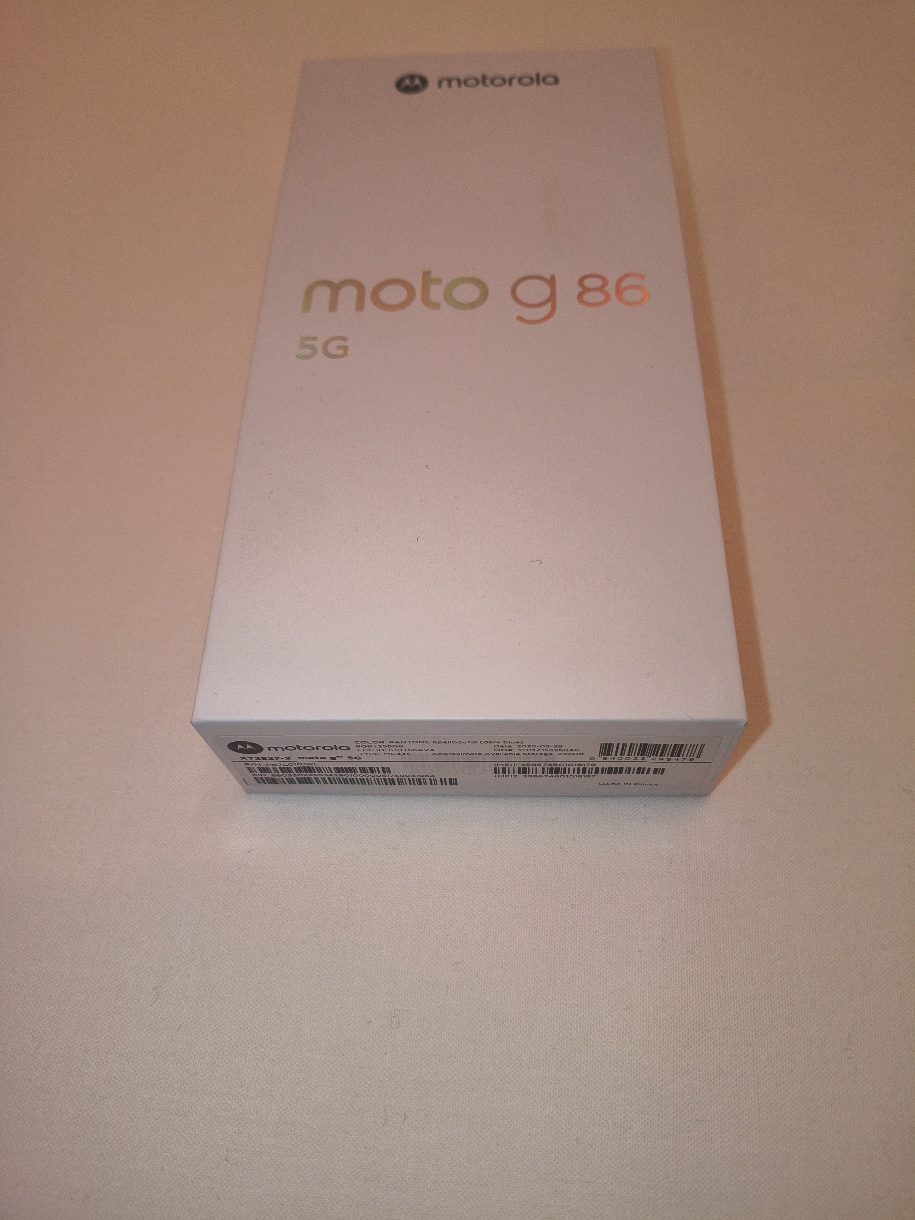 More information about "Ελάχιστα χρησιμοποιημένο Motorola Motog86 8GB, 256GB Blue με εγγύηση και κουτί."