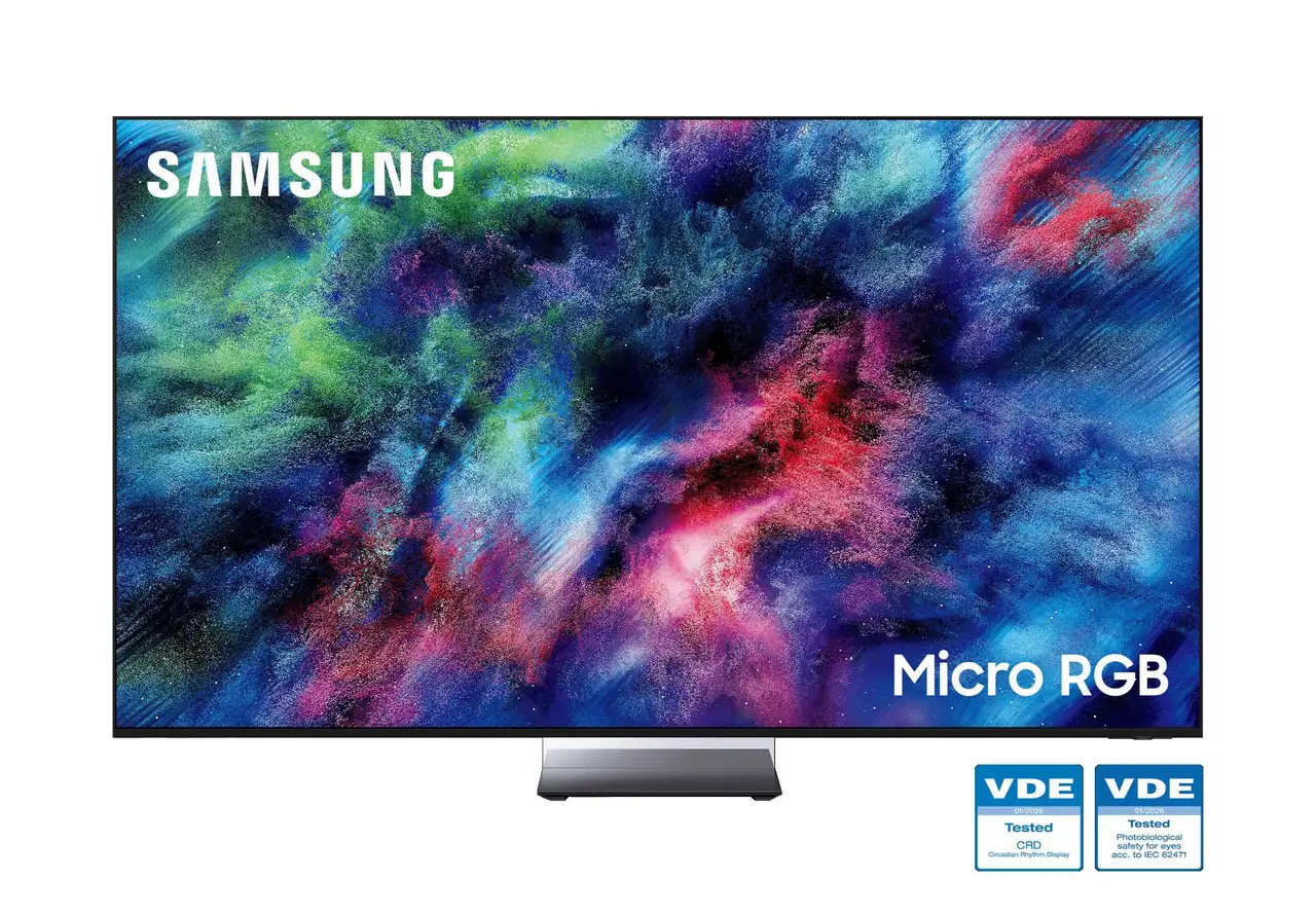 More information about "Η τηλεόραση Samsung Micro RGB έλαβε πιστοποιήσεις οθόνης "Safety for Eyes” και “Circadian Rhythm Display” από τον οργανισμό VDE"