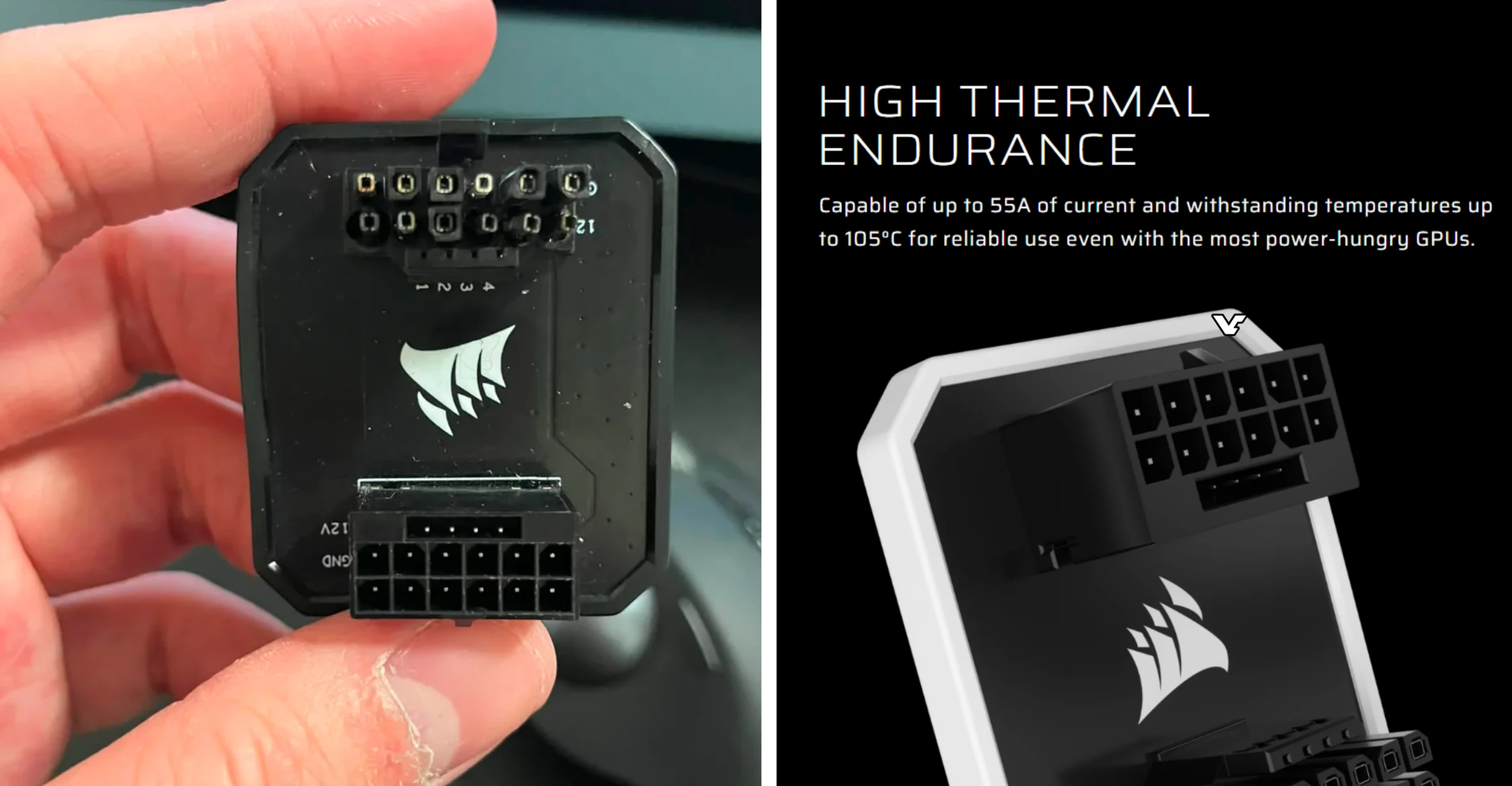 More information about "Το Corsair GPU Power Bridge έλιωσε σε RTX 4090, παρότι είναι πιστοποιημένο για θερμοκρασίες μέχρι 105°C"