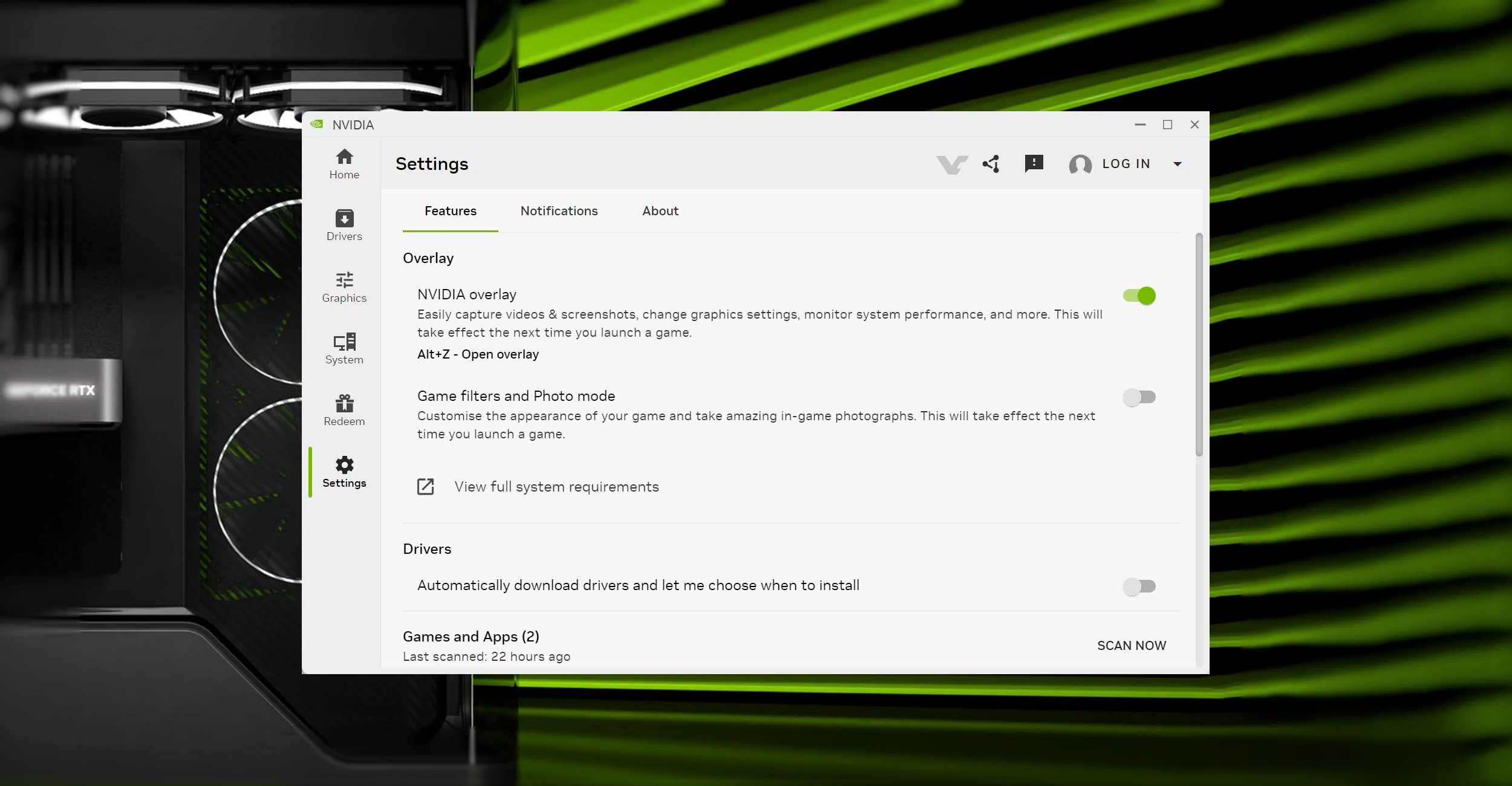 More information about "Η εφαρμογή της NVIDIA δεν επηρεάζει τα FPS, αλλά τα φίλτρα «κοστίζουν» έως 10%"