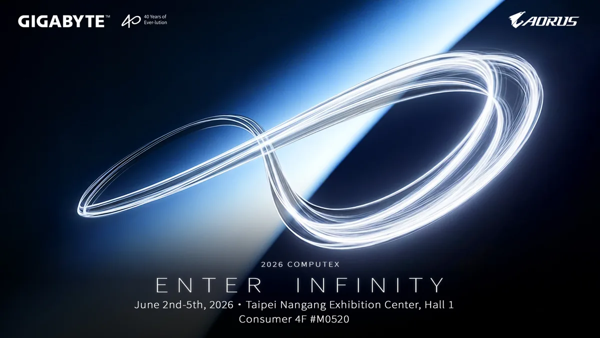 More information about "Η Gigabyte γιορτάζει 40 χρόνια με τη σειρά AORUS INFINITY στο Computex 2026"