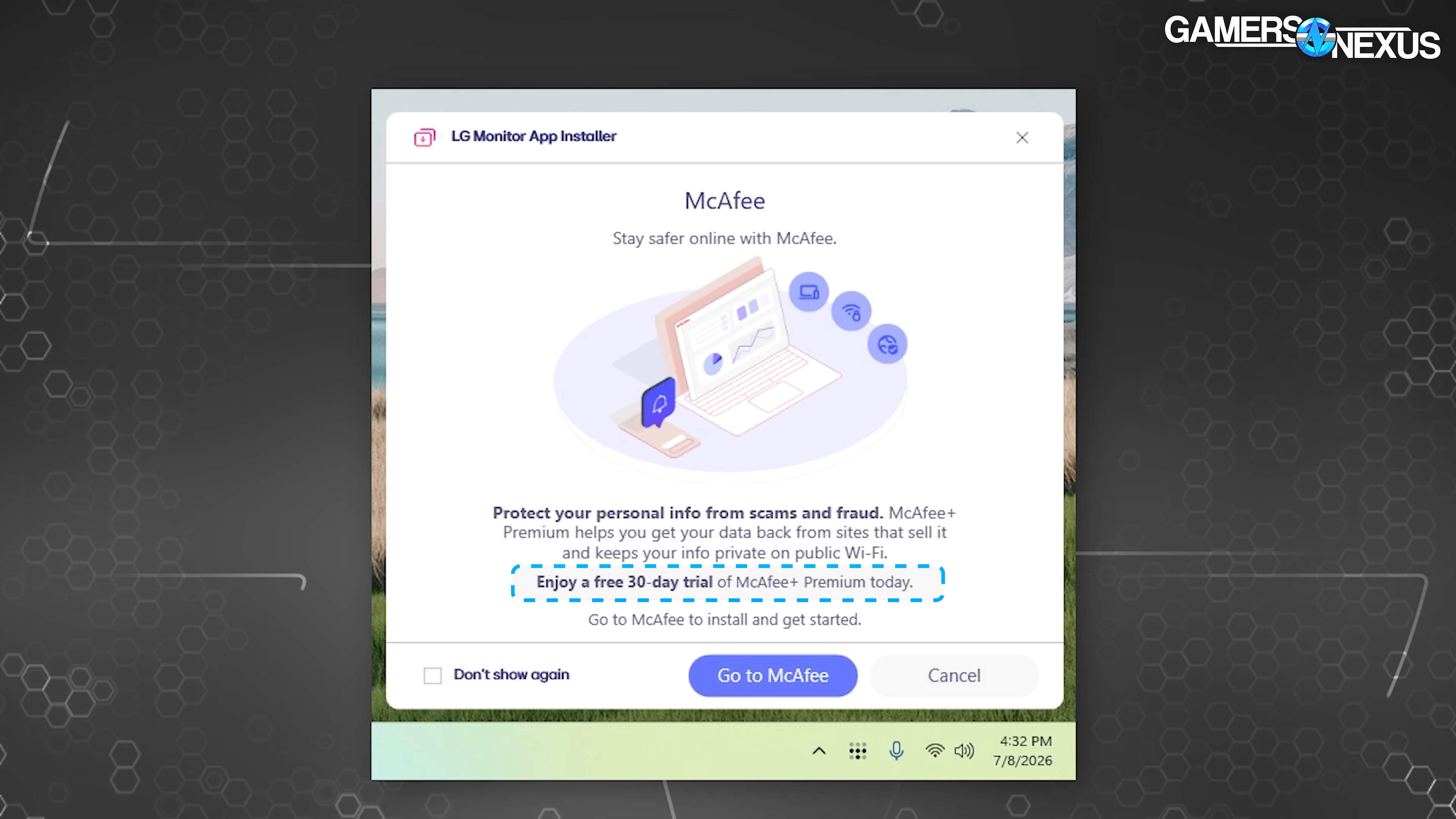 More information about "Οι οθόνες της LG εγκαθιστούν λογισμικό μέσω Windows Update χωρίς συναίνεση, δείχνει η Gamers Nexus"