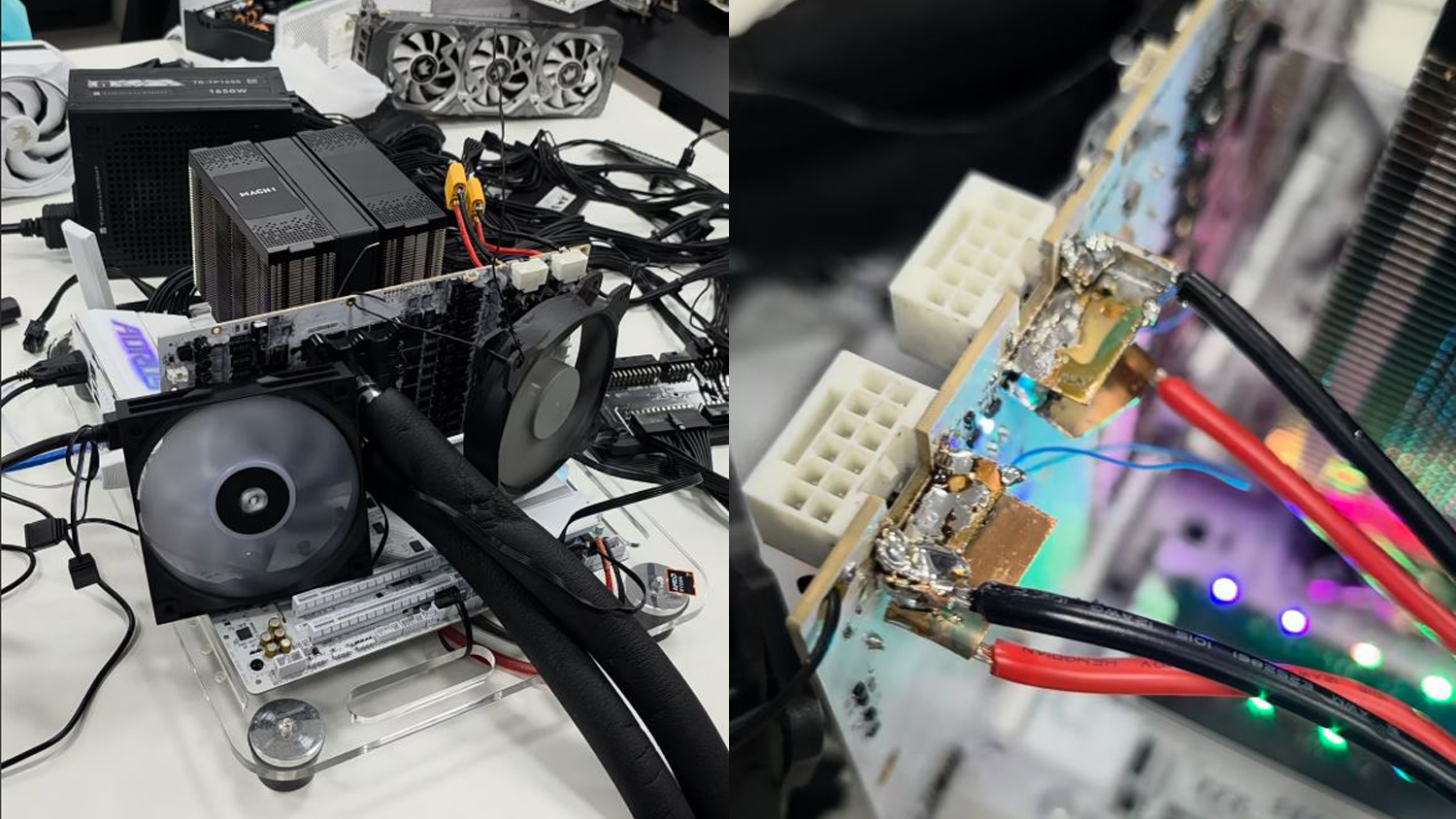 More information about "TecLab: Συγκόλλησε καλώδια απευθείας στην RTX 5090 για να αποφύγει το λιώσιμο του 16-pin"